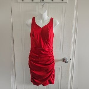 Grace Karin Vibrant Red  Dress Size Small